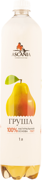 Изображение Напиток газ Аскания груша Аскания п/б, 1 л