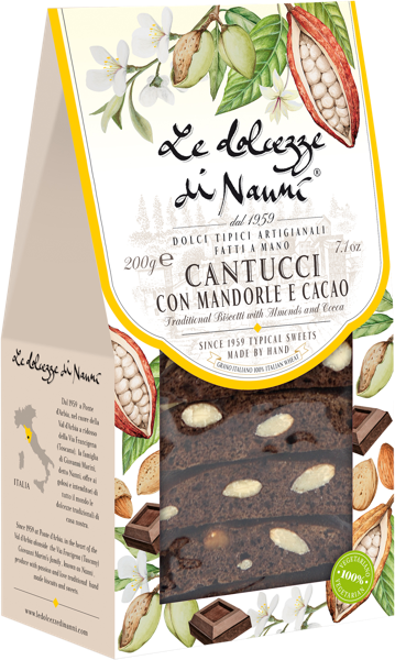 Изображение Кантуччи печенье Дольчезе ди Нанни миндаль какао Дольчезе ди Нанни кор, 200 г