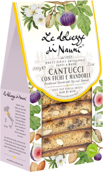 Изображение Кантуччи печенье Дольчезе ди Нанни инжир миндаль Дольчезе ди Нанни кор, 200 г