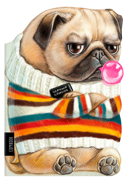 Изображение Тетрадь 40л в точку Феникс+ грозный мопс Феникс+ м/у, 1 шт