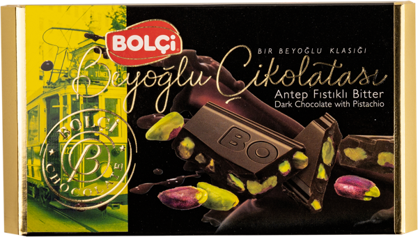 Изображение Шоколад темный 55% Болчи фисташка Болчи Чиколата м/у, 150 г