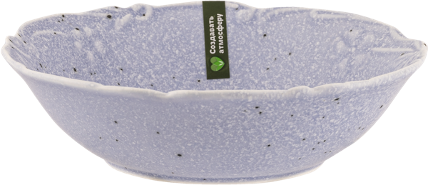 Изображение Миска 18см голубая Табрис сид блоссом с рельефом Ловингхоум , 1 шт