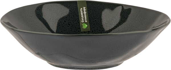 Изображение Тарелка 18см синяя Табрис мэджик леопард мятая супо Ловингхоум , 1 шт