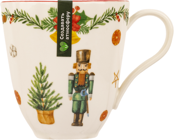 Изображение Кружка 350мл белая Табрис щелкунчик Ловингхоум , 1 шт