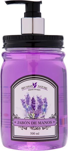 Изображение Мыло жидкое для рук Бекасан нейче лаванда БиСиЭс п/у, 500 мл