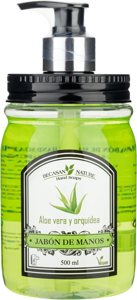 Изображение Мыло жидкое для рук Бекасан нейче алоэ вера БиСиЭс п/у, 500 мл