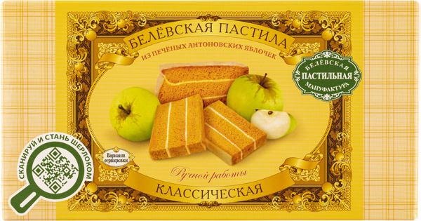 Изображение Пастила Белевская пастила классическая Белевская пастила кор, 200 г