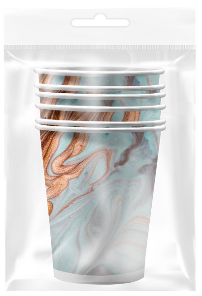 Изображение Одноразовая посуда 250мл НД плэй стакан смола серая НД Плэй м/у, 6 шт