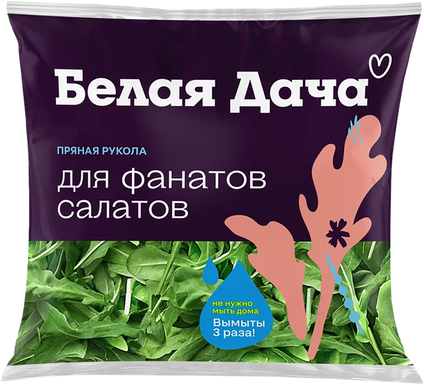 Изображение Салат свежий Белая дача Рукола Белая дача м/у, 50 г