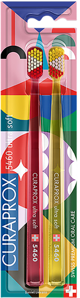 Изображение Зубная щетка ультрамягкая Курапрокс пауэр смайл 5460 Кураден п/у, 2 шт