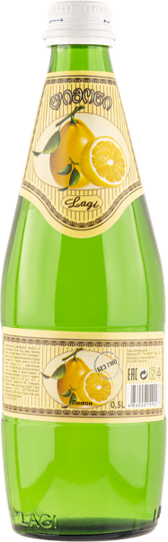 Изображение Напиток газ Лаги лимон Лаги с/б, 0,5 л
