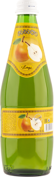 Изображение Напиток газ Лаги груша Лаги с/б, 0,5 л