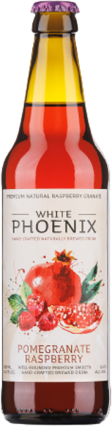 Изображение Медовуха 5,6% Уайт Феникс гранат малина Сидр Хаус с/б, 0,45 л