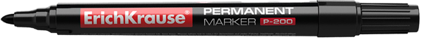 Изображение Маркер черный Эрих Краузе перманентный P-200 Эрих Краузе , 1 шт