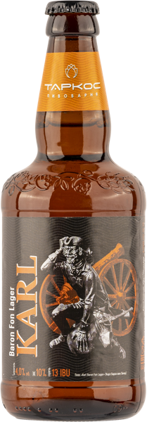 Изображение Пиво светлое Лагер 4,0% Таркос карл барон фон лагер Таркос с/б, 0,45 л