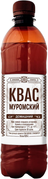 Изображение Квас живой Роданика муромский Домашний + п/б, 0,5 л