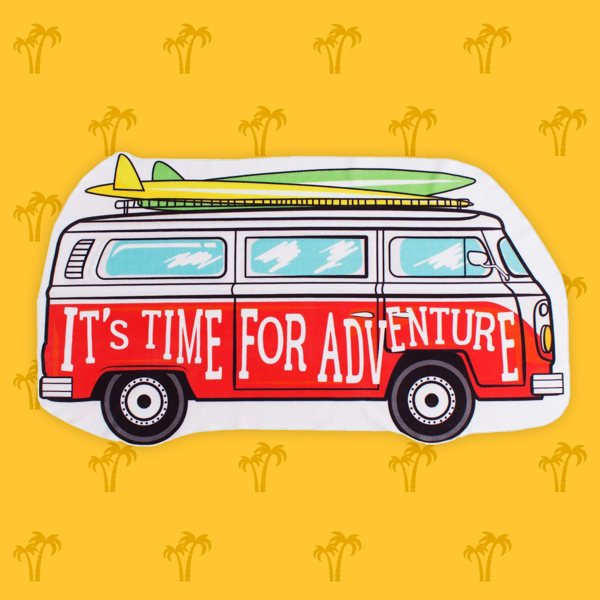 Изображение Полотенце 80*150см пляжное Этель фургончик Этель , 1 шт