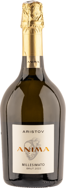 Изображение Вино игристое белое брют Аристов Анима ЗНМП миллезимато Кубань Вино с/б, 0,75 л