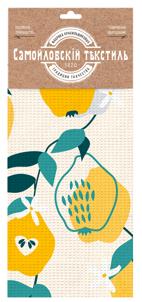 Изображение Полотенце 45*60см для кухни Самойловский текстиль груша Нордтекс к/у, 1 шт