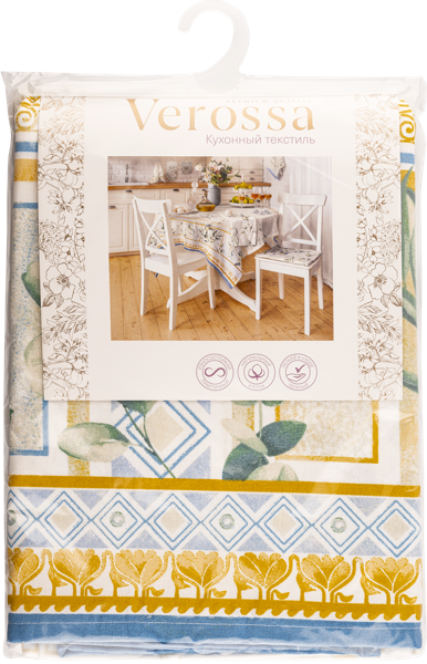 Изображение Скатерть 144*200см хлопок Веросса тиволи компаньон Нордтекс м/у, 1 шт