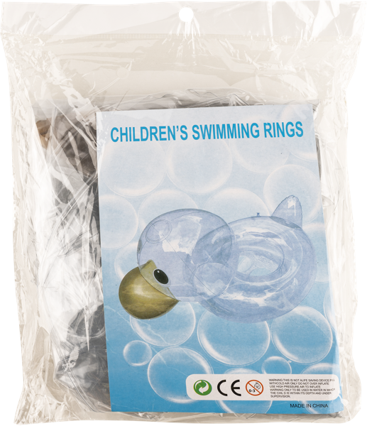 Изображение Круг 63см для плавания Ройманн голубой прозрачный утенок Ройманн м/у, 1 шт