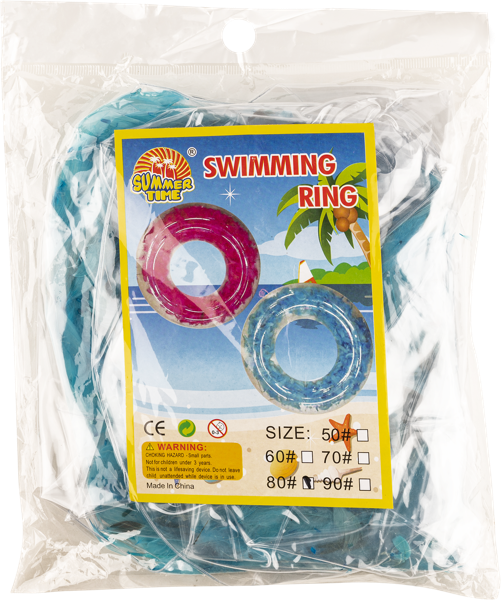 Изображение Круг 73см для плавания Ройманн с голубыми перьями Ройманн м/у, 1 шт