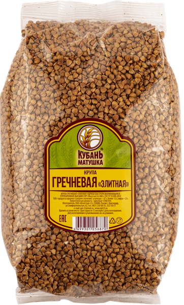 Изображение Крупа гречневая ядрица Кубань матушка элитная Югоптторг-23 м/у, 800 г