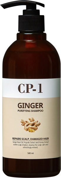 Изображение Шампунь для всех типов волос CP-1 глубоко очищающий имбирь Эстетик Хаус п/у, 500 мл