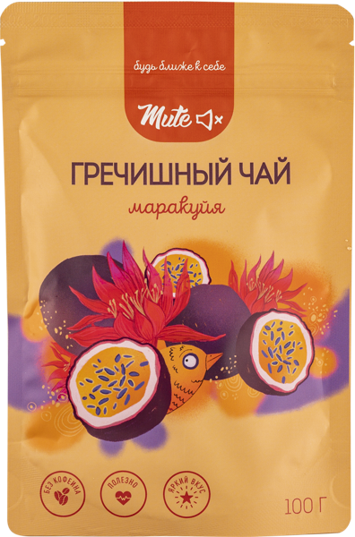 Изображение Напиток чайный гречишный Мьют маракуйя Мьют м/у, 100 г