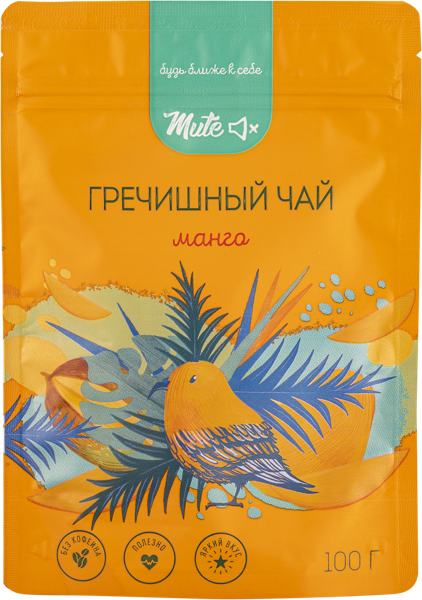 Изображение Напиток чайный гречишный Мьют манго Мьют м/у, 100 г