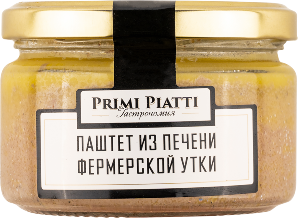 Изображение Паштет Прими Пьятти из печени фермерской утки Шнейдерман Е.Е. ИП с/б, 180 г