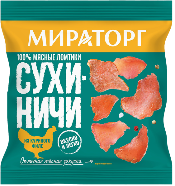 Изображение Сухиничи из куриного филе Мираторг Мираторг м/у, 40 г