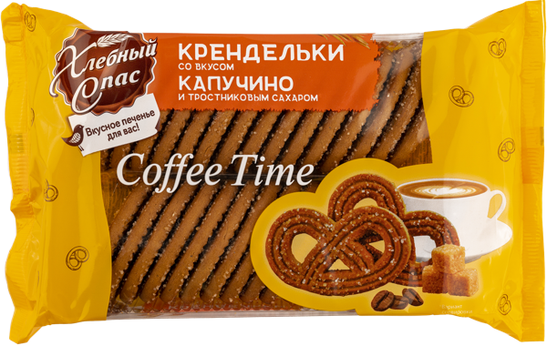 Изображение Печенье сдобное Хлебный спас крендельки капучино Диал-К м/у, 320 г