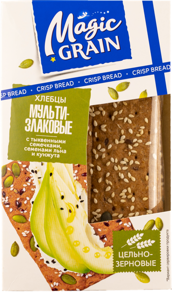 Изображение Хлебцы мультизлаковые Мэджик Грэйн тыквенные семечки Диал-К м/у, 160 г