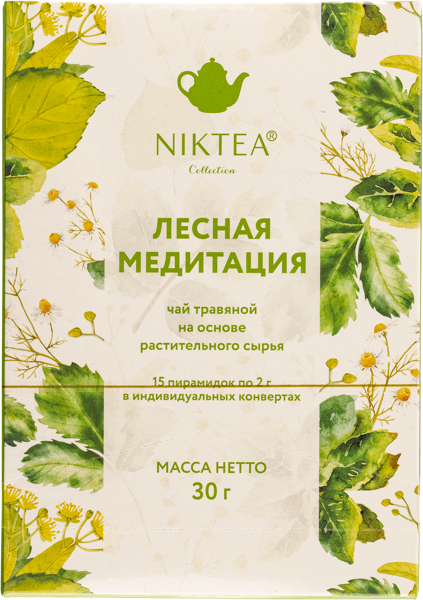 Изображение Чайный напиток в пирамидках Никти лесная медитация АТ СНГ кор, 15*2 г