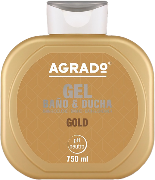 Изображение Гель для душа Аградо золото Квими Ромар п/у, 750 мл