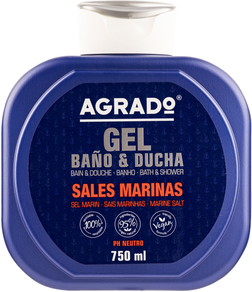 Изображение Гель для душа Аградо морская соль Квими Ромар п/у, 750 мл