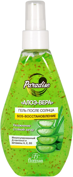 Изображение Гель после загара Флоресан алоэ-вера восстановление Флоресан ООО п/у, 160 мл
