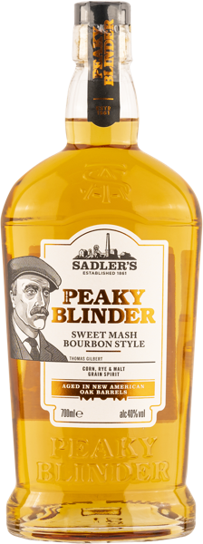 Изображение Виски зерновой 3 года Пики Блайндер свит меш бурбон Хейлвуд Интернеш с/б, 0,7 л