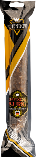Изображение Колбаса сырокопченая Гутендорф немецкая Танаис ТТК в/у, 250 г