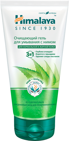 Изображение Гель очищающий для лица Гималаи хербалс ним Грин Плэнет п/у, 150 мл