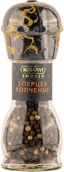 Изображение Приправа Котани 5 перцев копченые Котани Гмбх мельница, 40 г