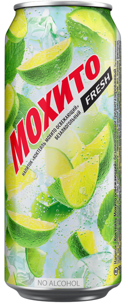 Изображение Напиток газ Мохито Очаково ж/б, 0,45 л