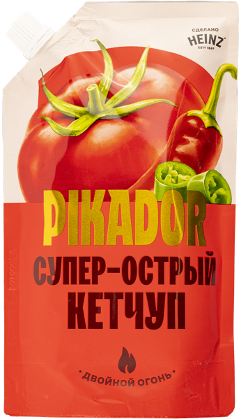 Изображение Кетчуп томатный Пикадор острый Петропродукт м/у, 300 г