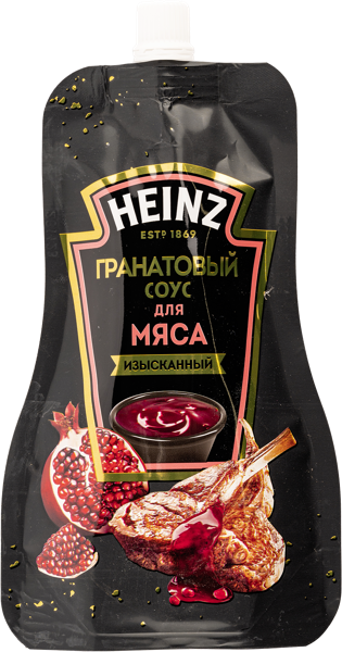 Изображение Соус к мясу Хайнц гранатовый Петропродукт м/у, 200 г