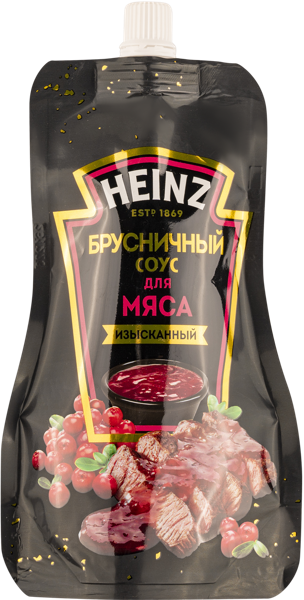 Изображение Соус к мясу Хайнц брусничный Петропродукт м/у, 200 г