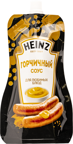 Изображение Соус Хайнц горчичный Петропродукт м/у, 200 г