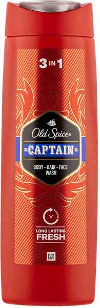 Изображение Гель для душа мужской Олд спайс каптейн 2в1 Проктер Энд Гэмбл п/у, 400 мл