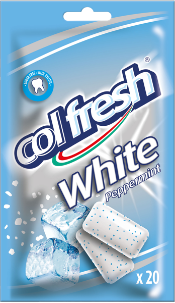 Изображение Жевательная резинка Колфреш вайт перечная мята Индако м/у, 28 г