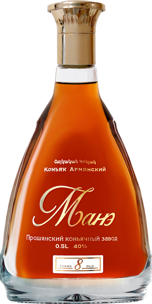 Изображение Коньяк 40% Манэ 8 лет Прошянский КЗ п/у, 0,5 л
